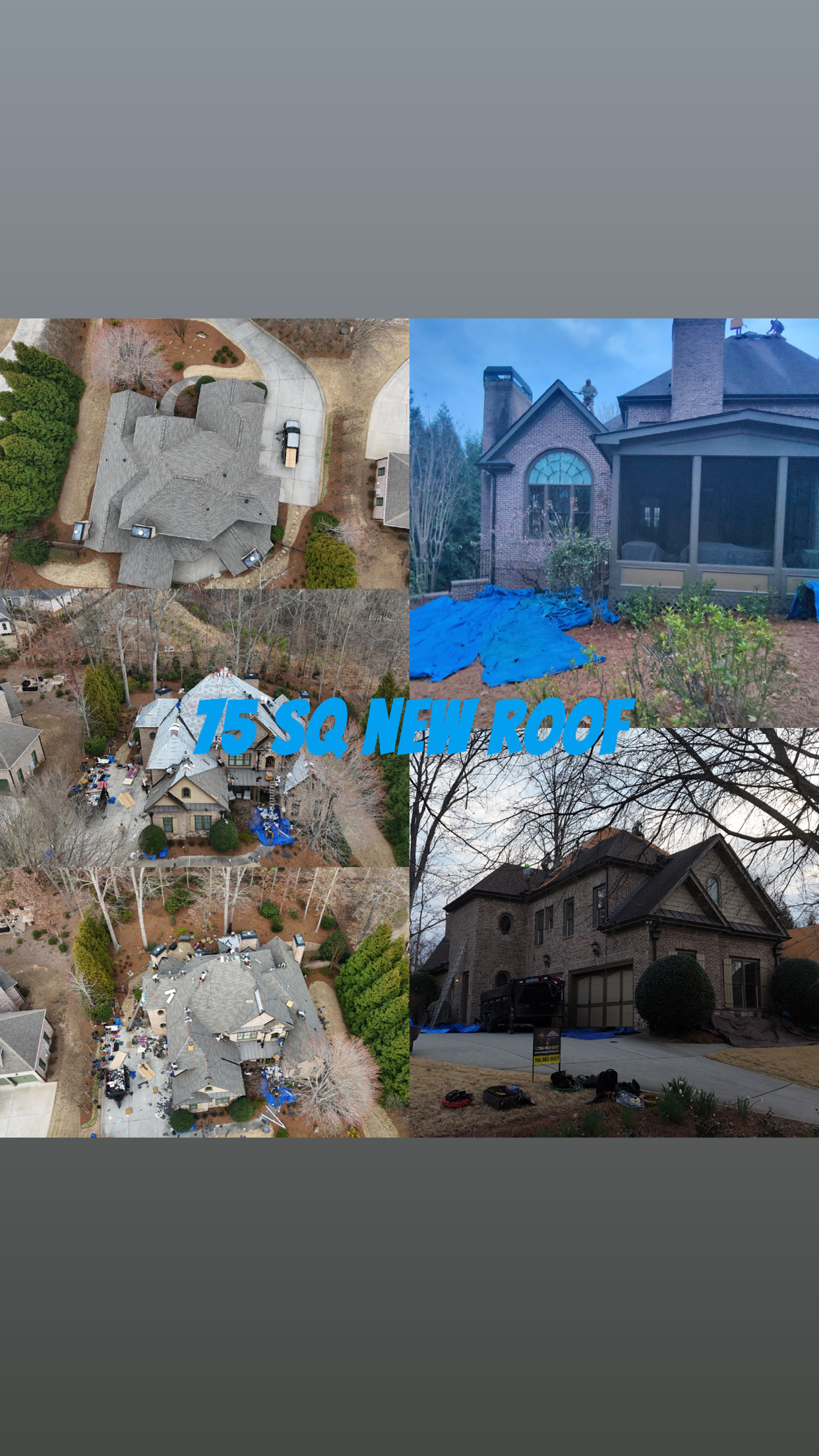 New roof in Flowery Branch Georgia