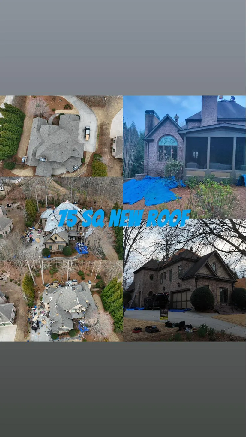 New roof in Flowery Branch Georgia