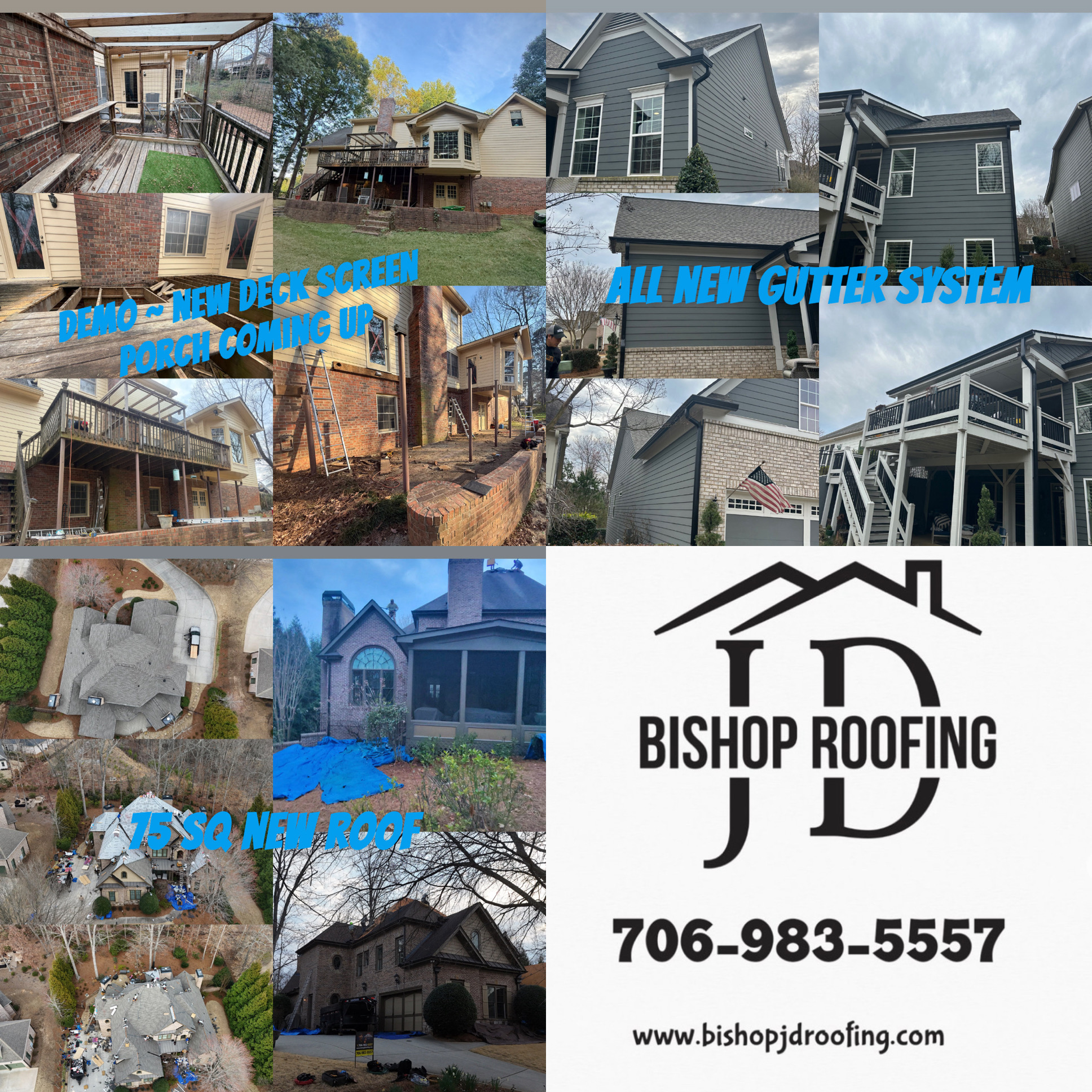 Completed roofing project in Buford