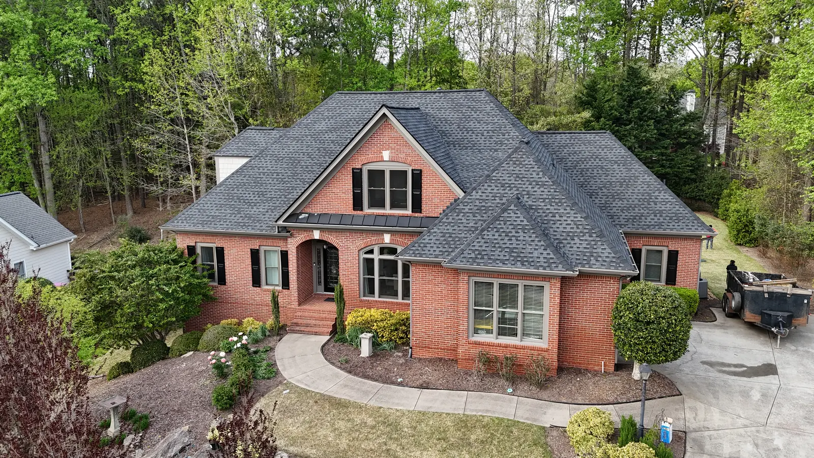 Completed roof replacement in North Georgia