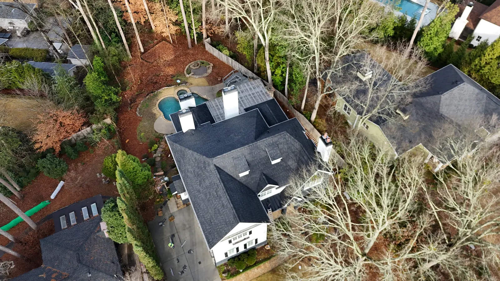 Residential roof replacement project