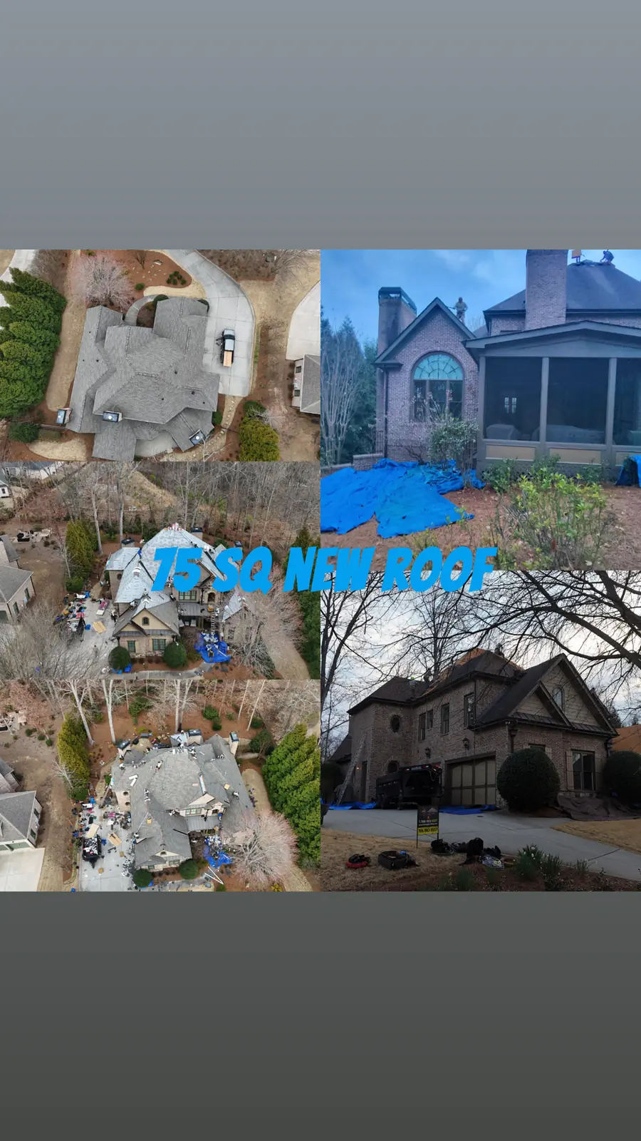 75-square new roof replacement by Bishop JD Roofing